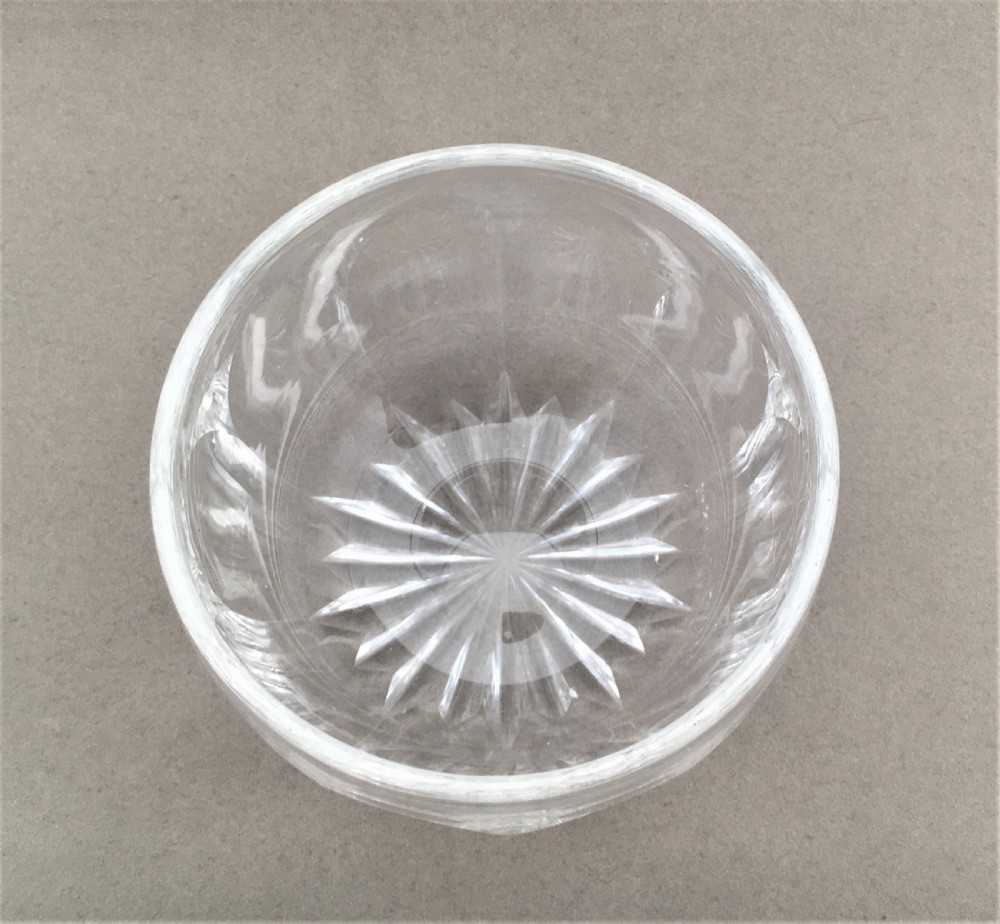 A delightful cut glass finger bowl View II