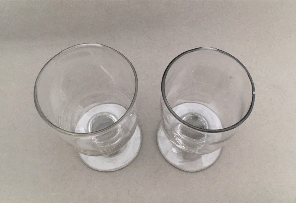 A pair of Victorian pub rummers View II