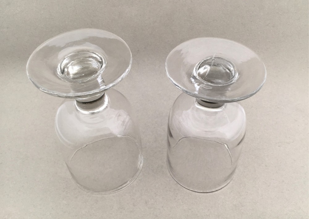 A pair of Victorian pub rummers View III