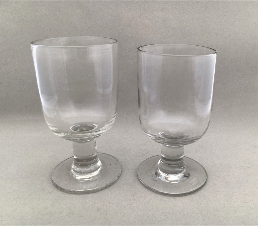 A pair of Victorian pub rummers
