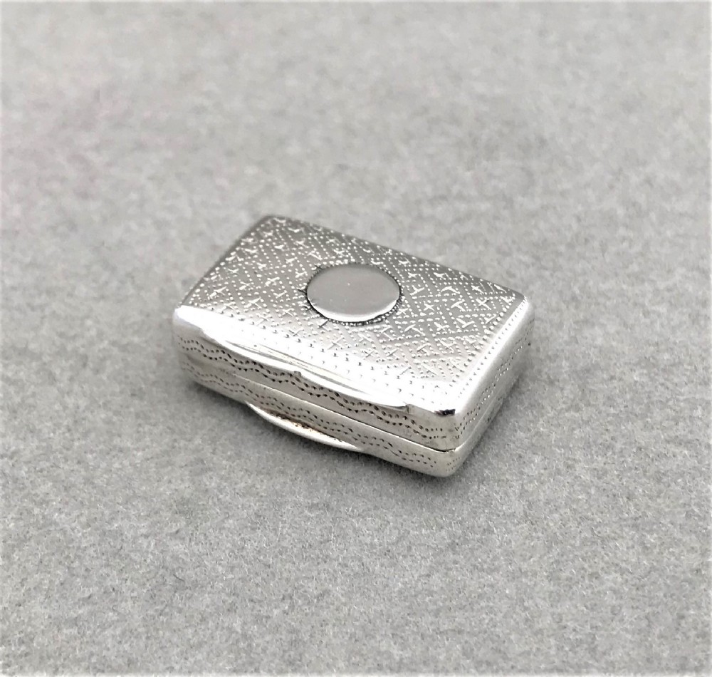 A delightful silver vinaigrette from 1838