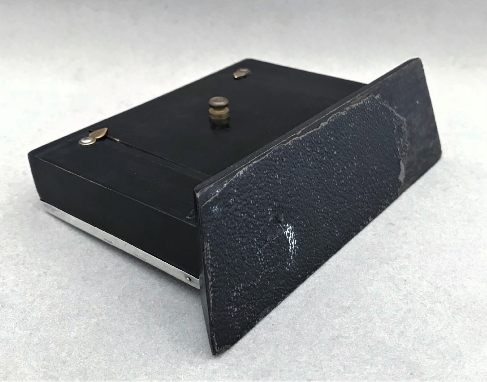 An excellent Art Deco silver desk calendar View VI