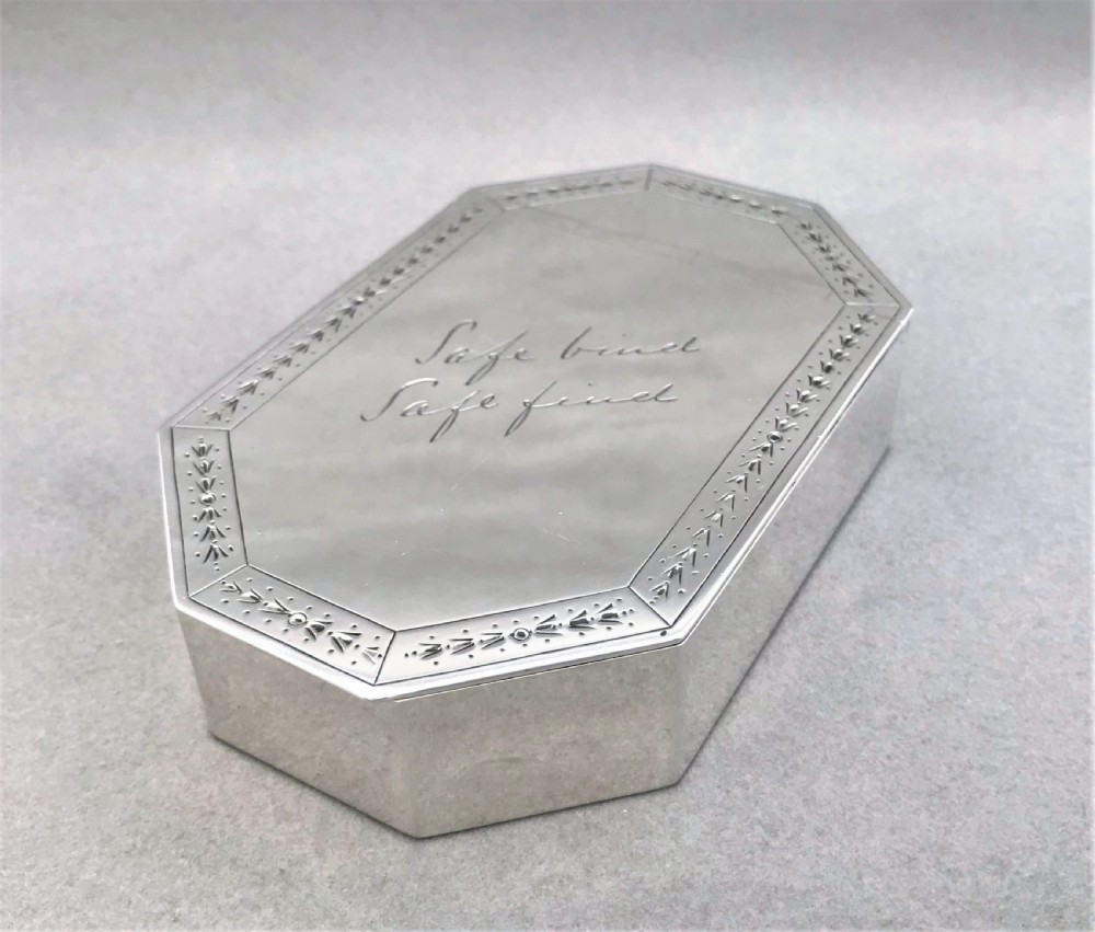 A Fabulous quality silver keep safe box View II