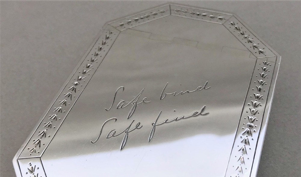 A Fabulous quality silver keep safe box View III