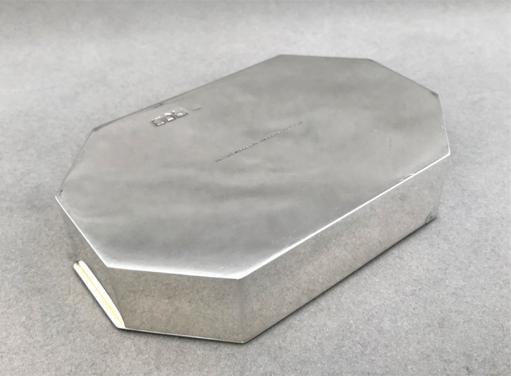 A Fabulous quality silver keep safe box View VI
