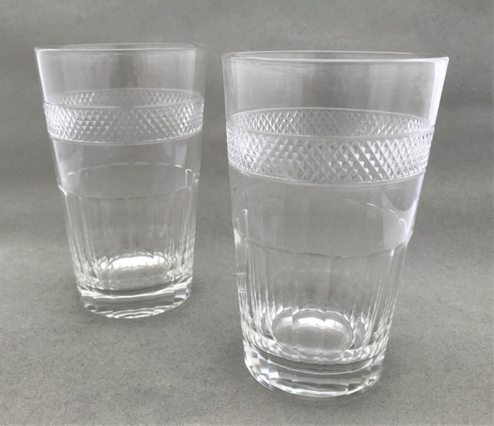 An excellent pair of water or beer glasses