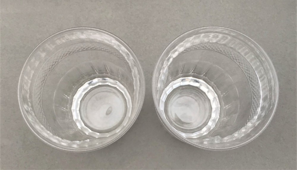 An excellent pair of water or beer glasses View III
