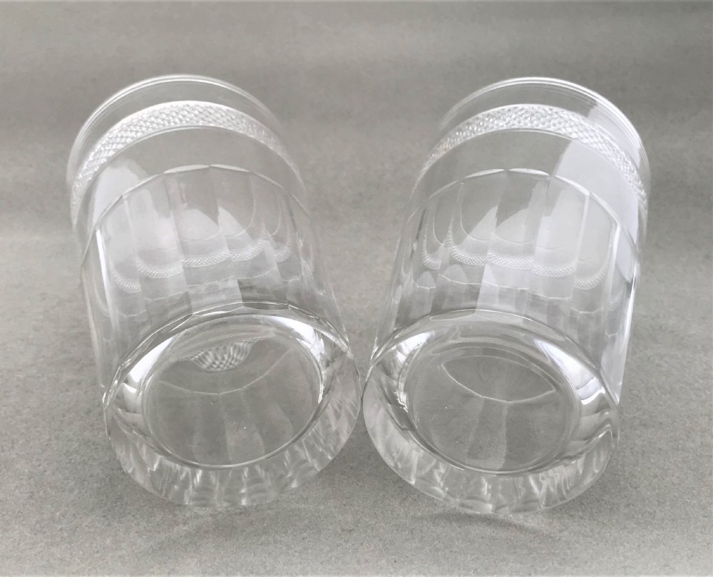An excellent pair of water or beer glasses View IV