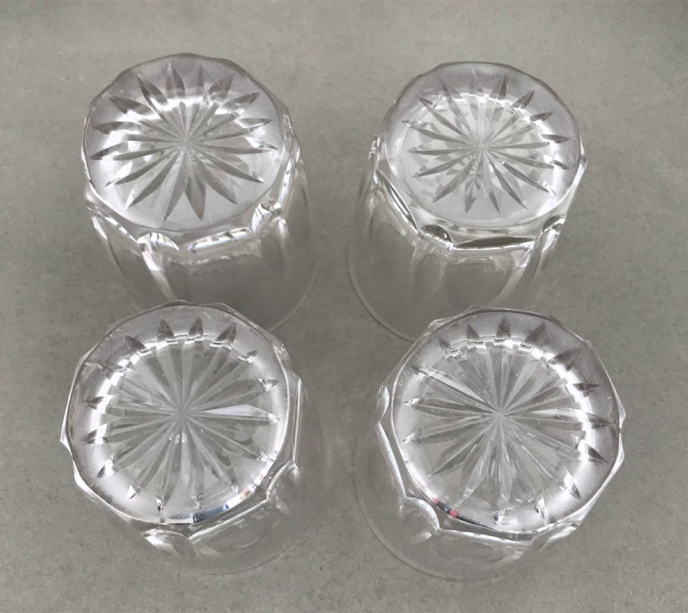 A handsome set of mid Victorian large Whisky tumblers View IV