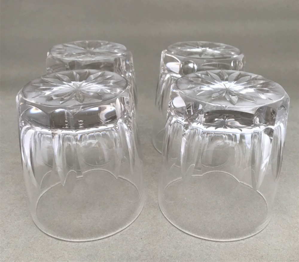 A handsome set of mid Victorian large Whisky tumblers View V