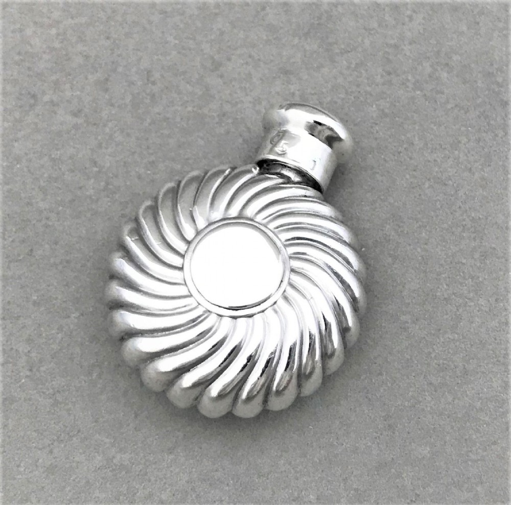 A Chester silver scent bottle