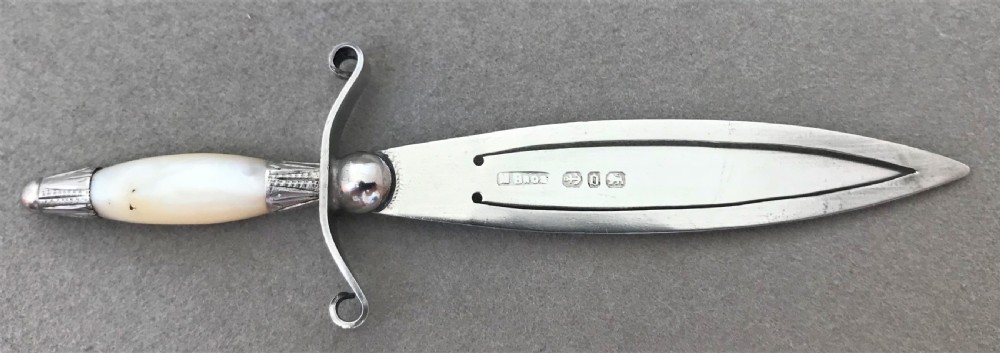 A charming novelty silver bookmark View II