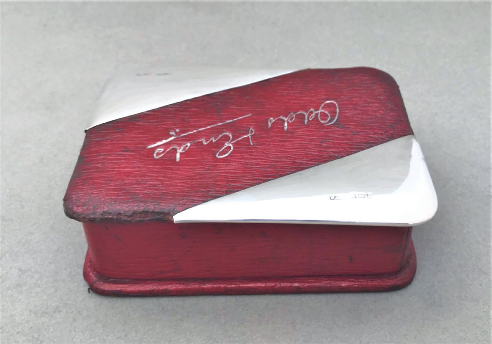A wonderful silver mounted 'Odds & Ends' box View III
