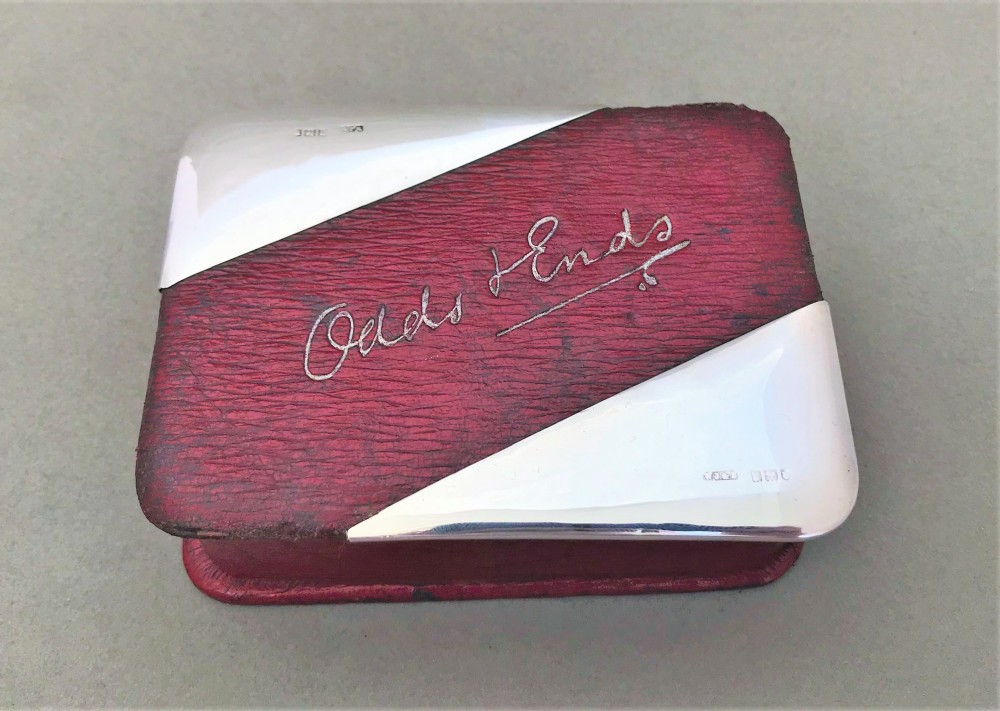 A wonderful silver mounted 'Odds & Ends' box View V