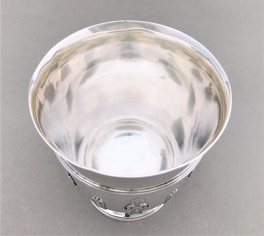 A quality Victorian silver vase View V