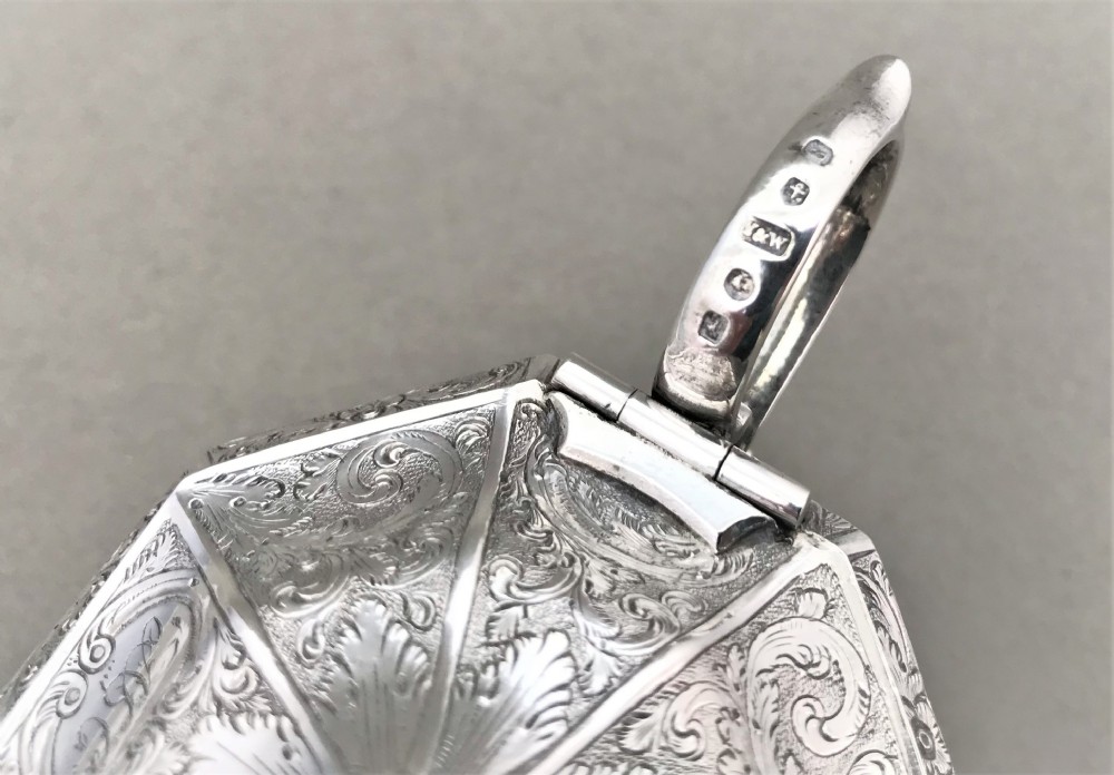 A superb Victorian fully cast silver mustard pot View XII