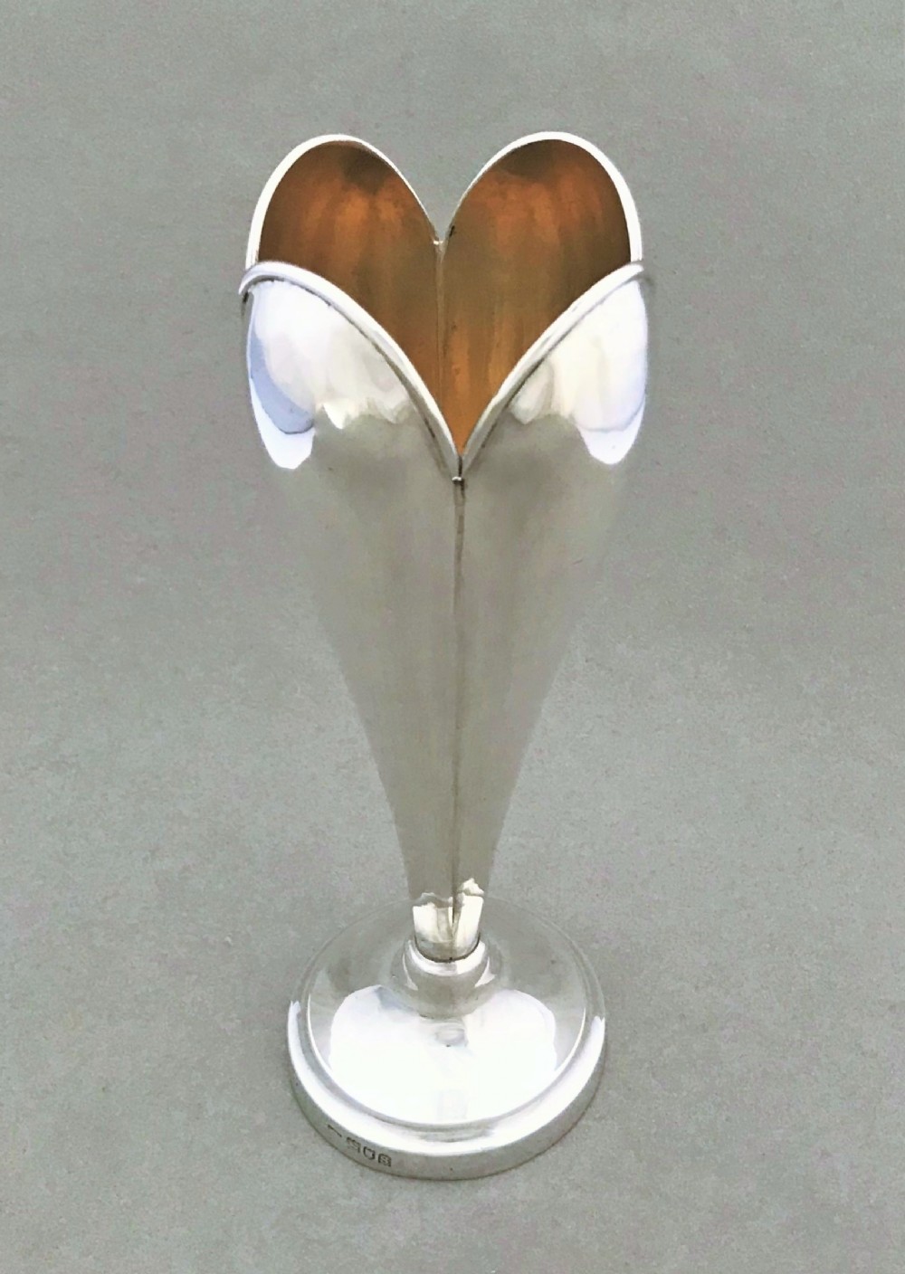 An attractive George V silver vase