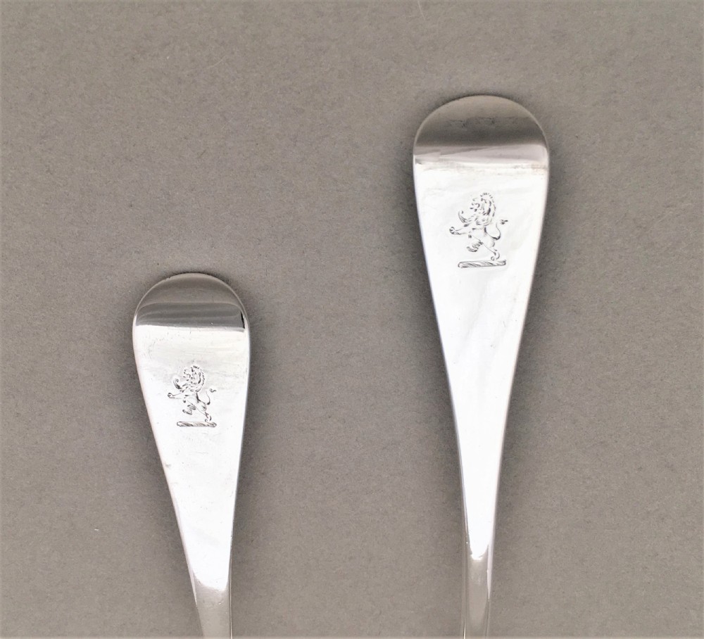 A pair of Victorian silver gravy ladles by George Adams View III