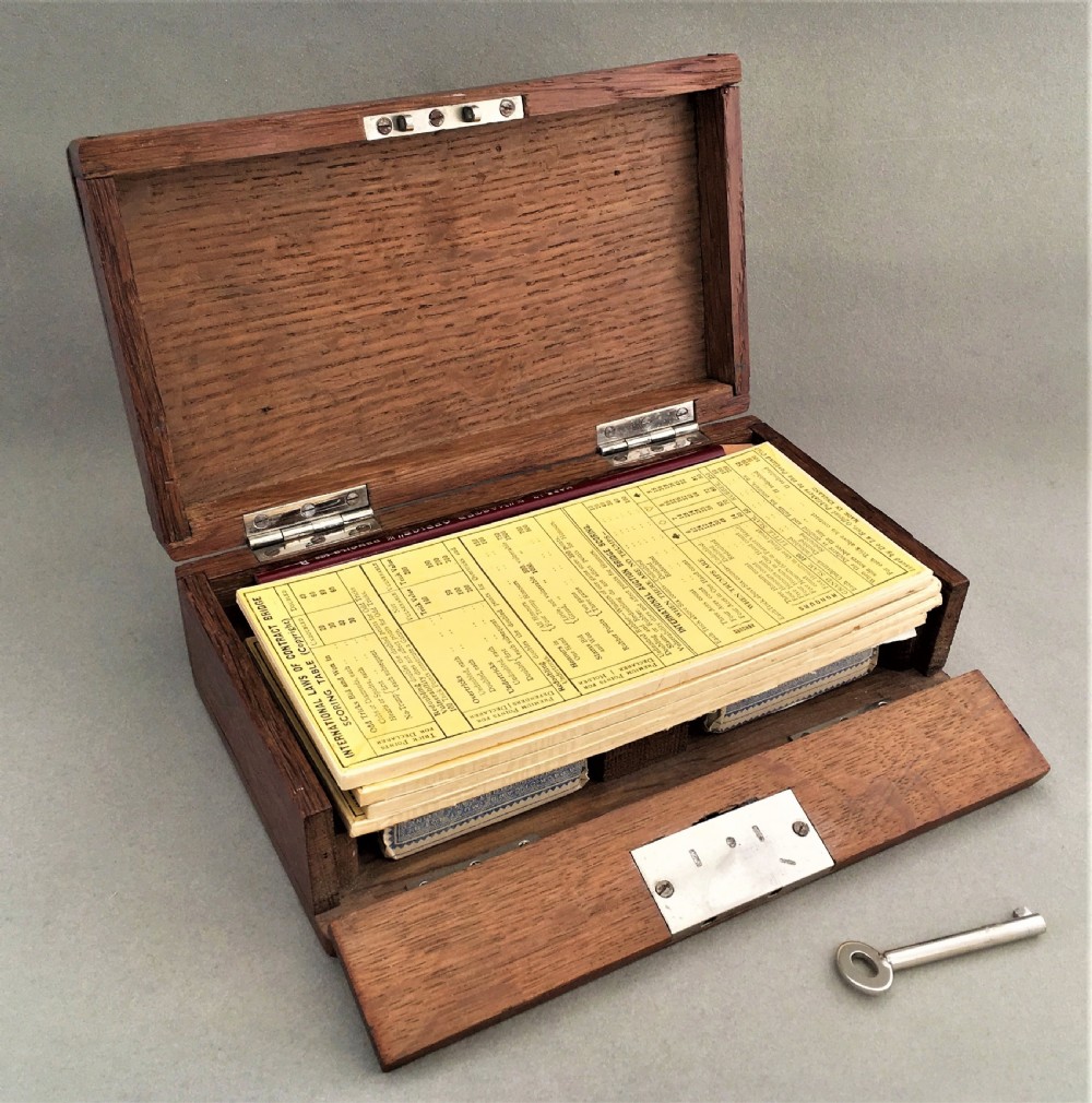 An Edwardian silver mounted Bridge box View IV