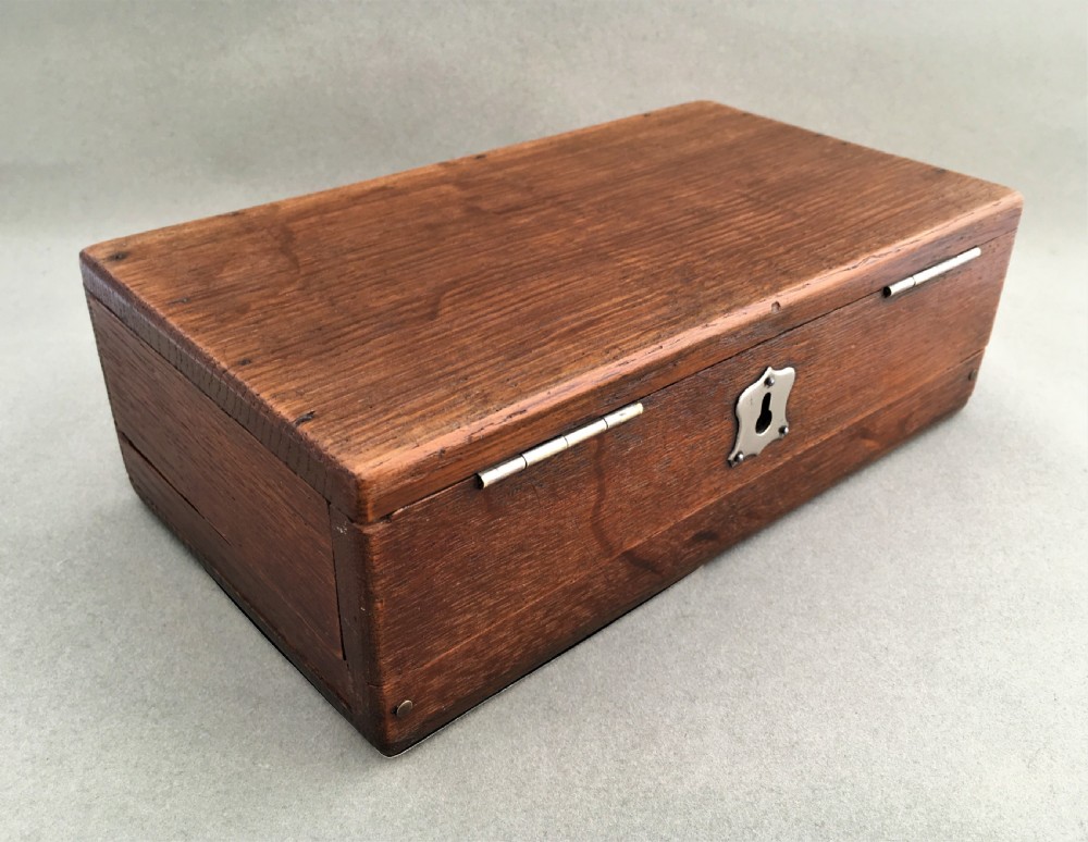 An Edwardian silver mounted Bridge box View X