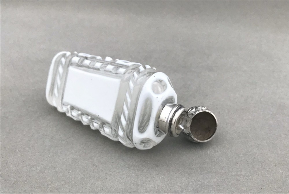 A Fabulous silver mounted cut through scent bottle View IV