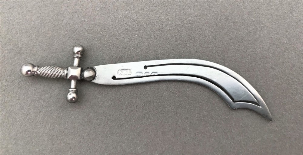 A novelty silver Victorian bookmark View II