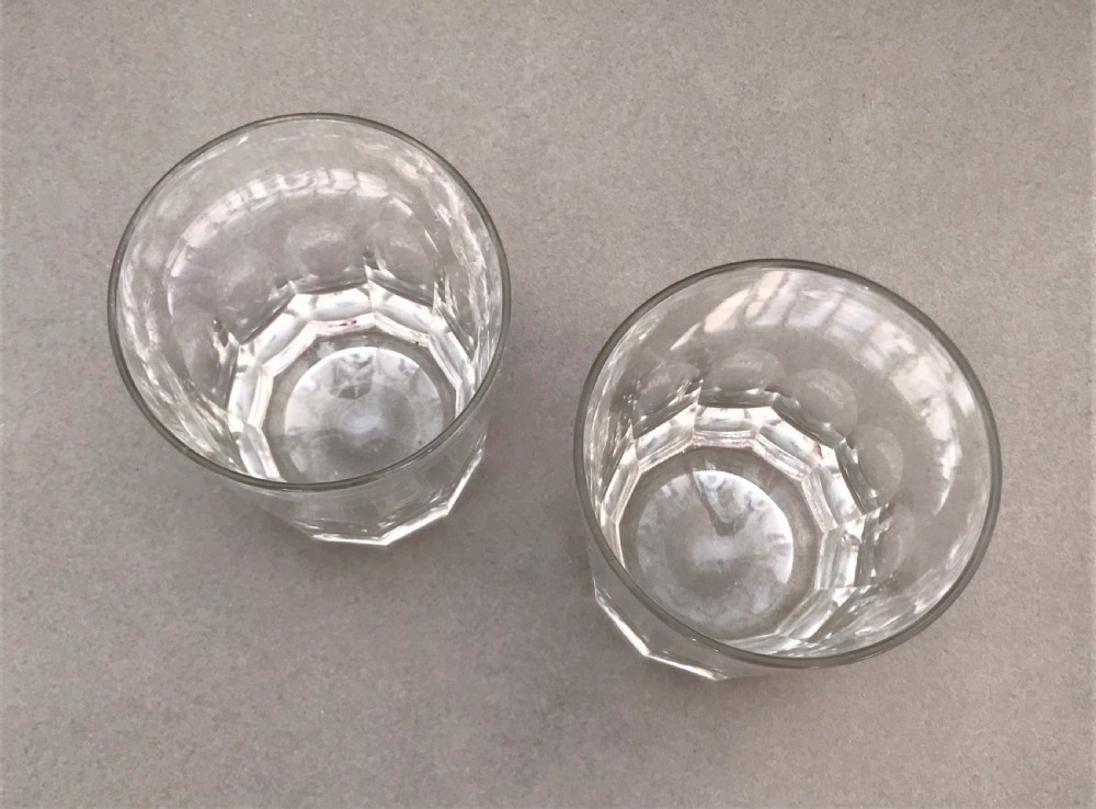 A handsome pair of mid Victorian Whisky tumblers View II
