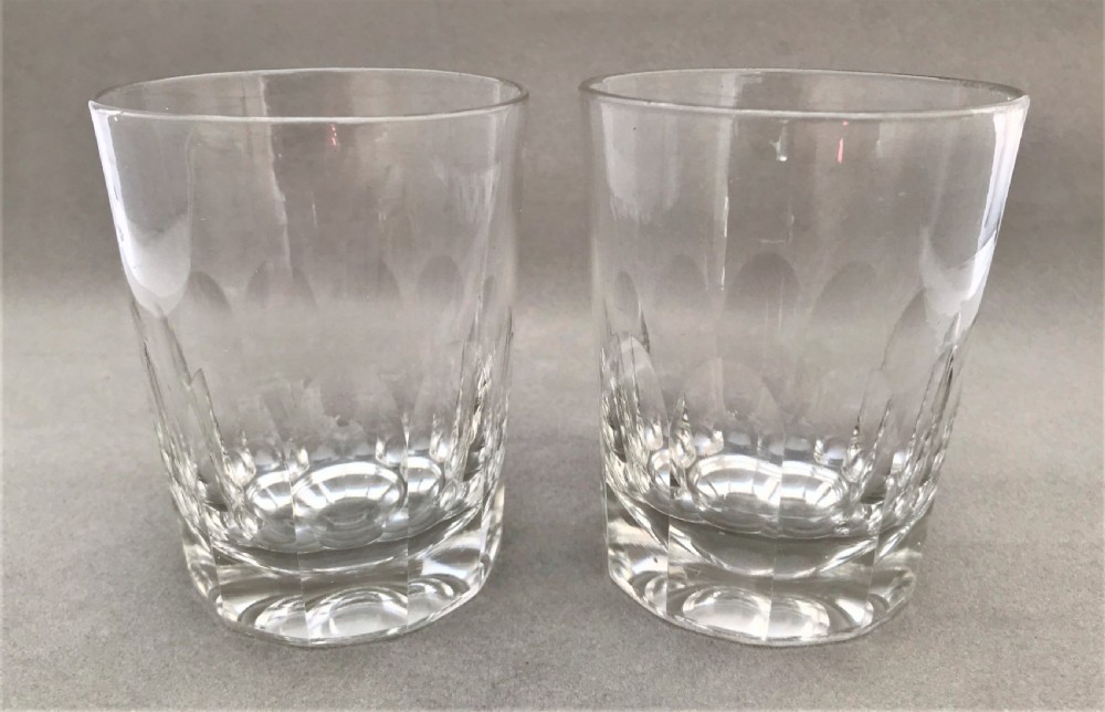 A handsome pair of mid Victorian Whisky tumblers View IV