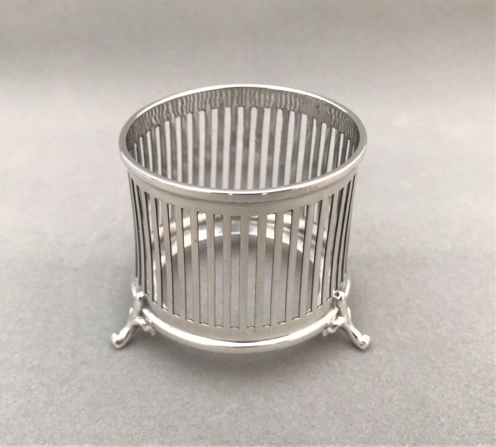 A gorgeous Edwardian silver mounted trio of scent bottles View VII