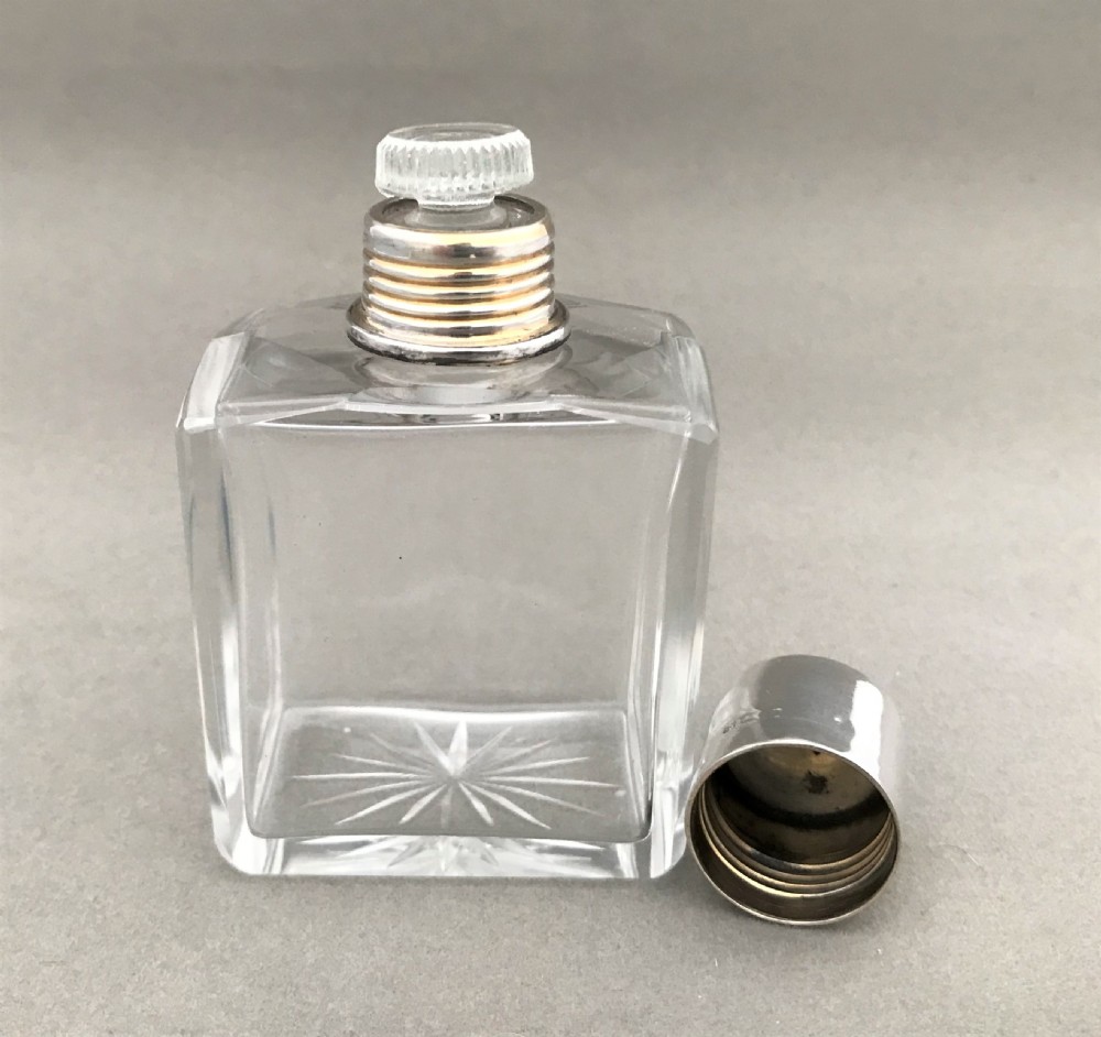 A silver & guilloche enamel mounted cologne bottle View VI