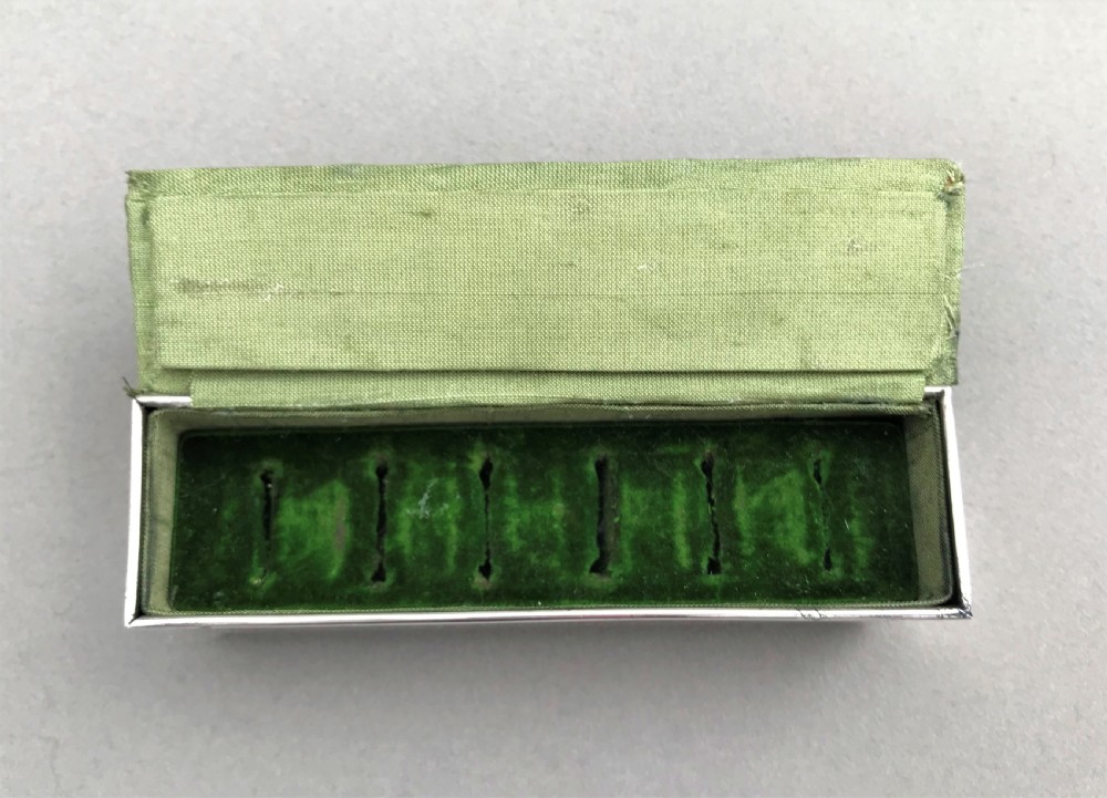 A lovely Edwardian silver ring box View VI