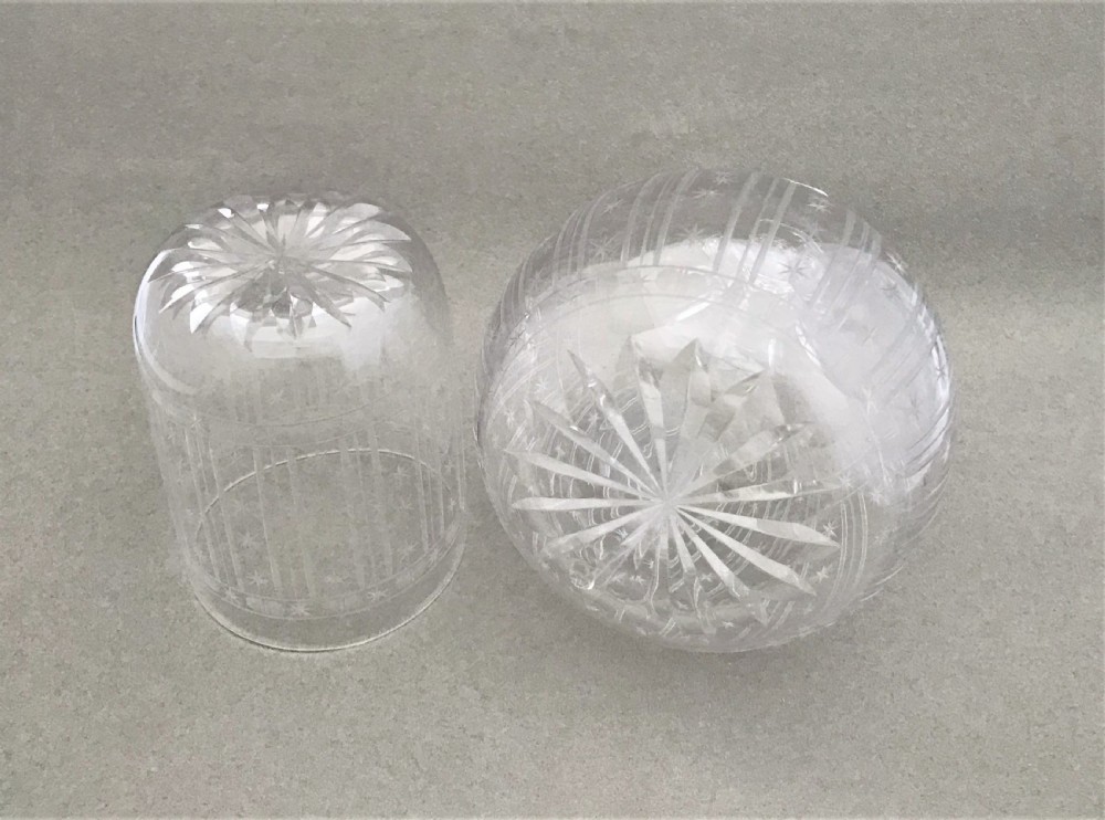 A stunning Victorian star cut carafe and beaker View III