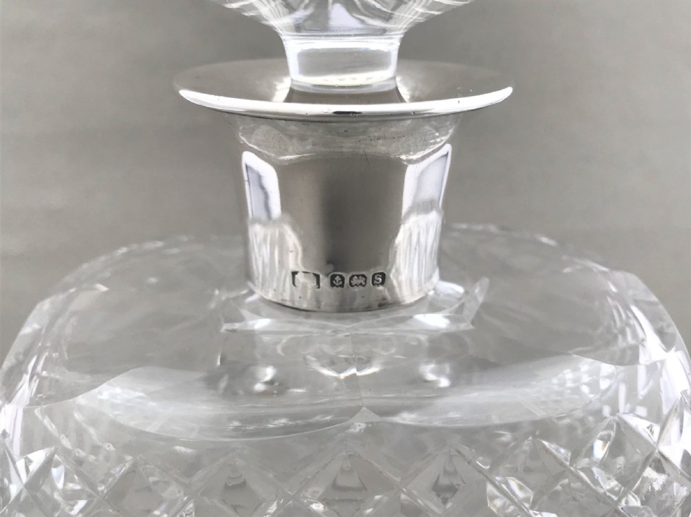 An imposing silver mounted George V decanter View VI
