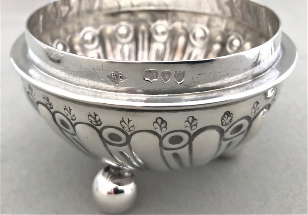 A rare William Comyns silver string box View VIII