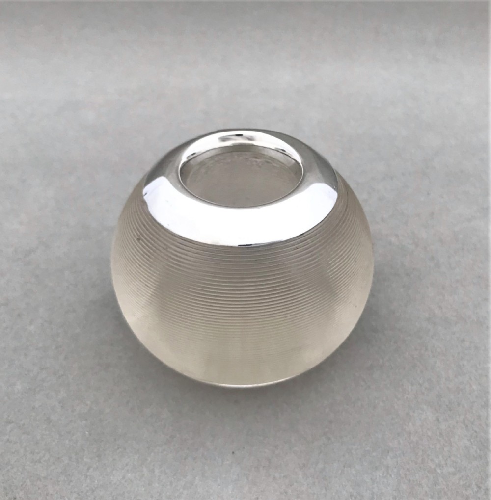 A handsome Edwardian silver mounted match striker
