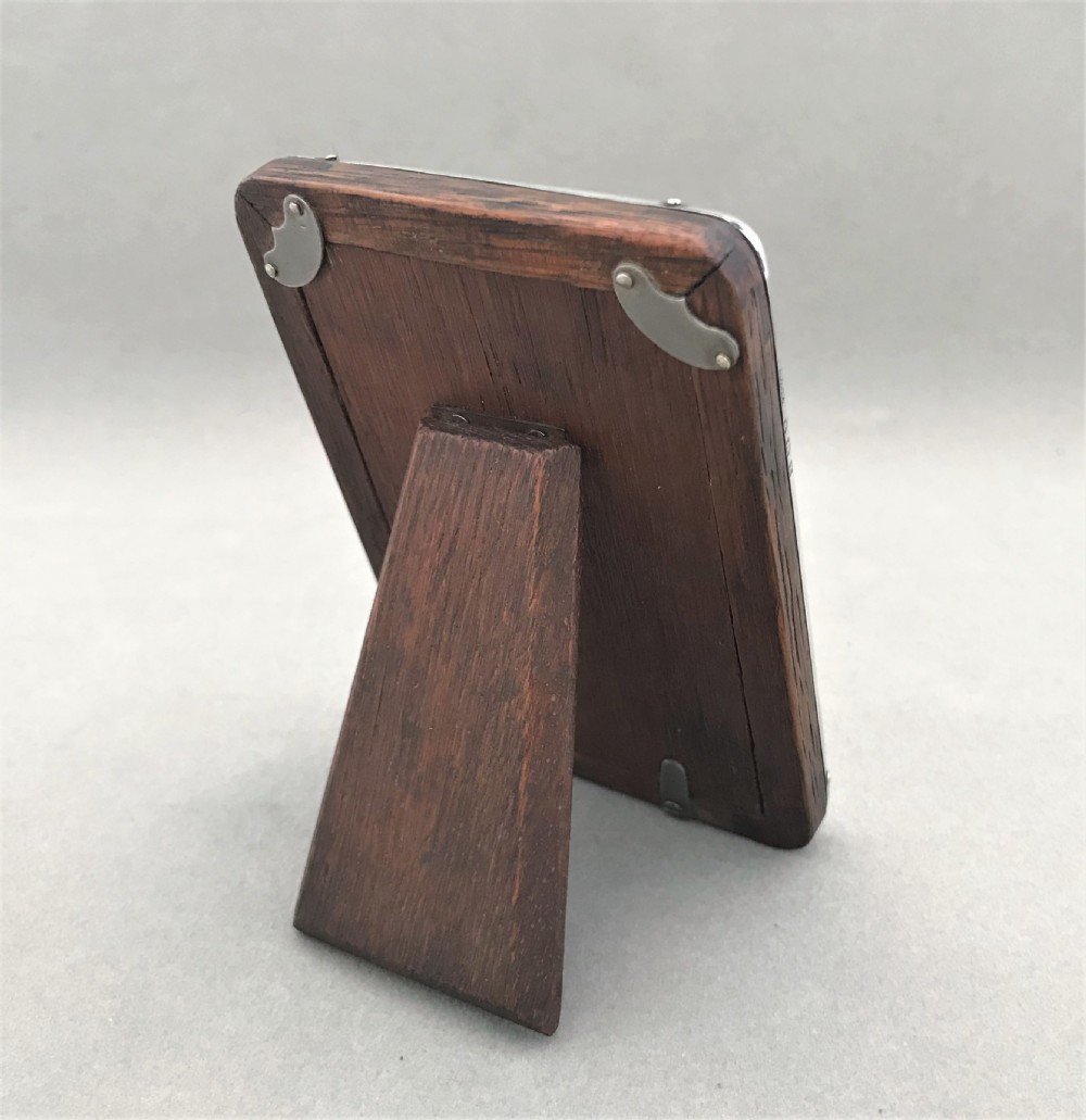 A stylish small silver photo frame View III
