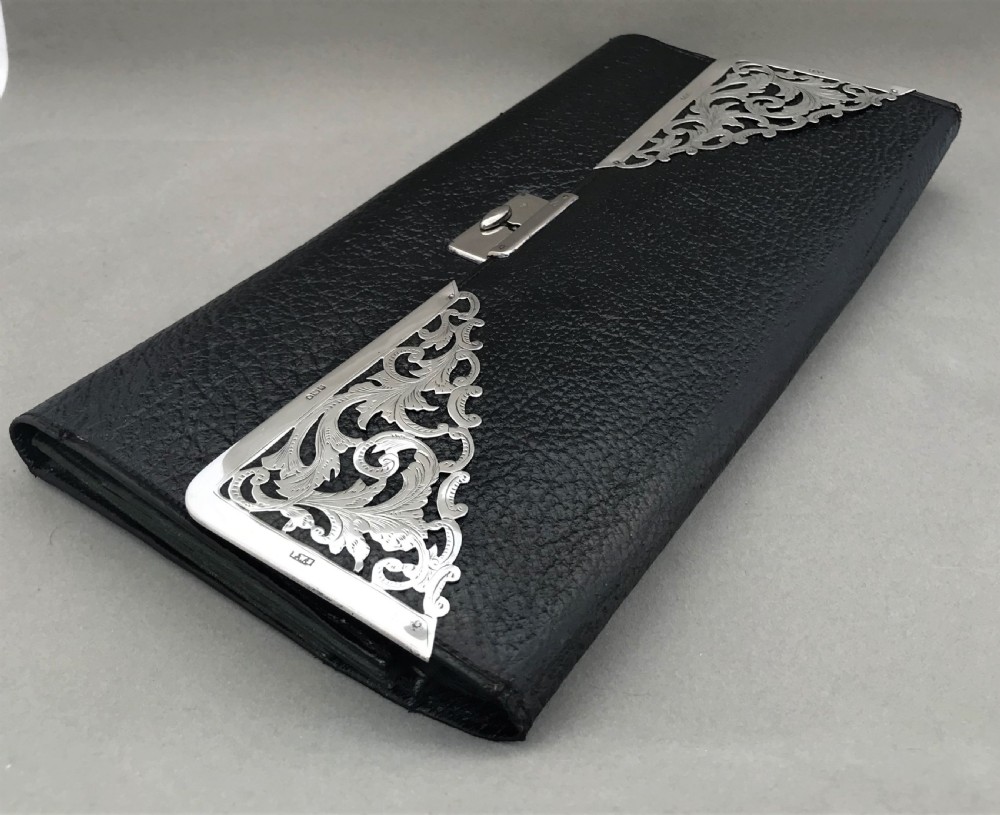 A wonderful and rare silver mounted Edwardian Ladies pocketbook View III