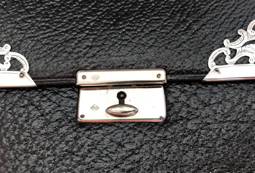A wonderful and rare silver mounted Edwardian Ladies pocketbook View VII