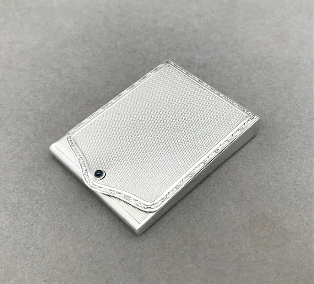A gorgeous Art Deco silver match book holder View II