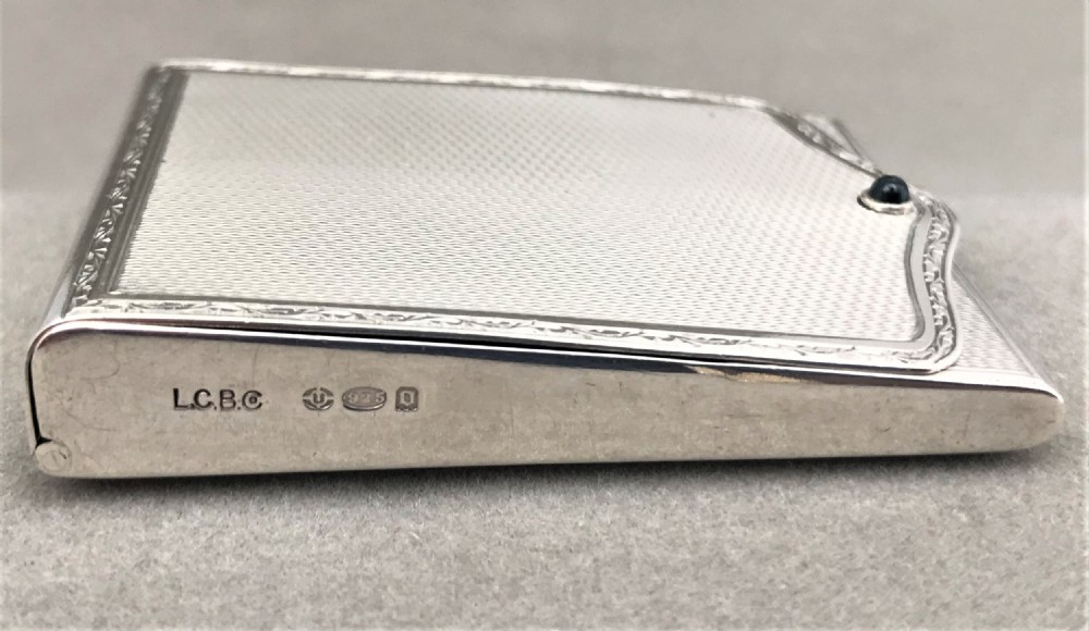 A gorgeous Art Deco silver match book holder View VI