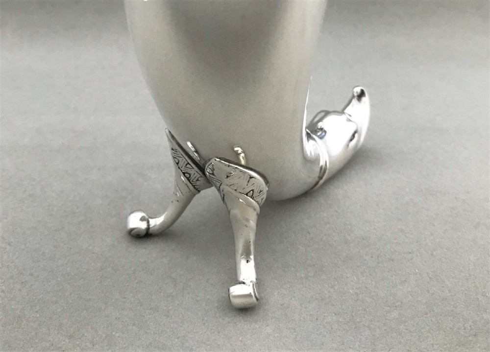 An outstanding Irish silver 'cornucopia' silver sugar caster View VI