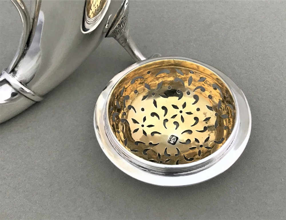 An outstanding Irish silver 'cornucopia' silver sugar caster View VIII