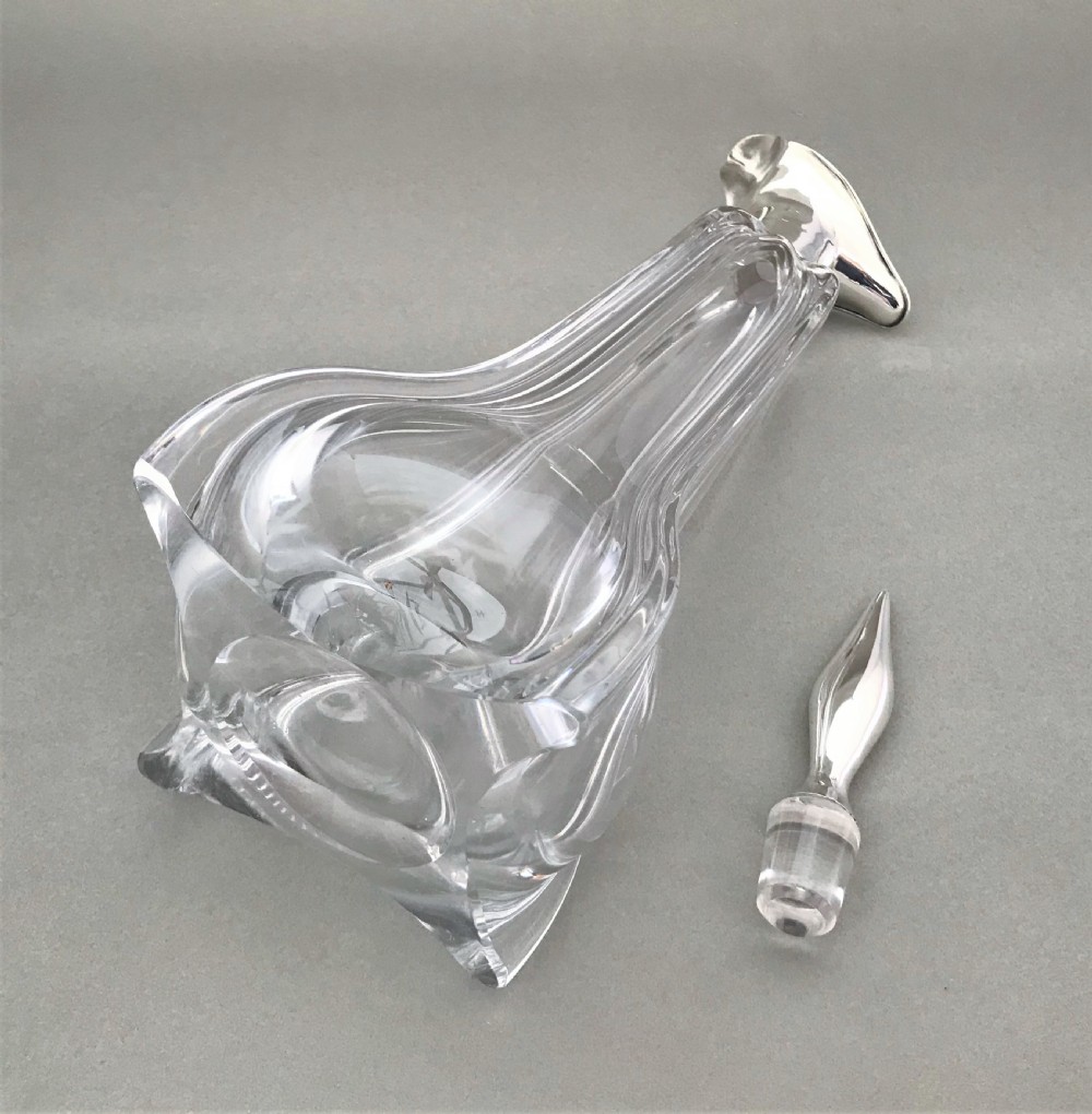 A gorgeous silver mounted Art Nouveau decanter View VII
