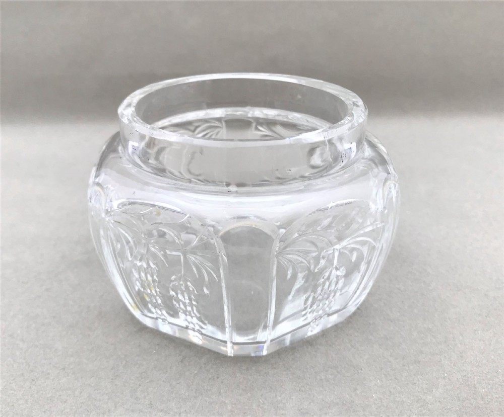 An outstanding silver & guilloche enamel powder bowl View V