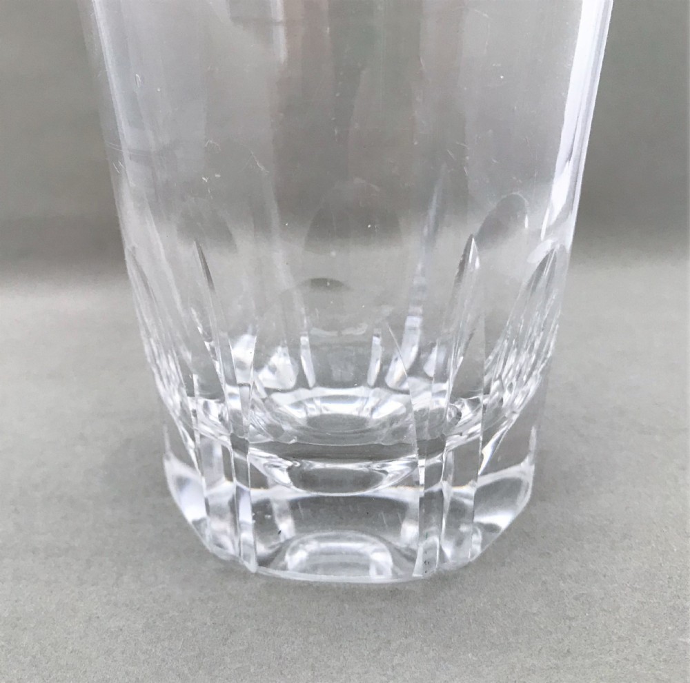  A handsome pair of Victorian cut glass Whisky tumblers View V