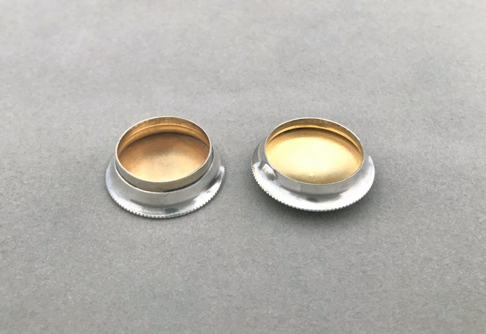 An exquisite Edwardian silver & guilloche enamel pill box View II