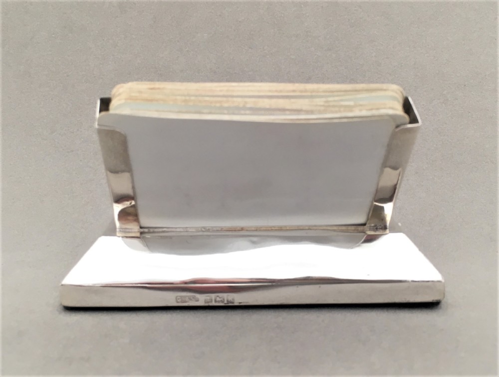 An Edwardian silver perpetual desk calendar View III