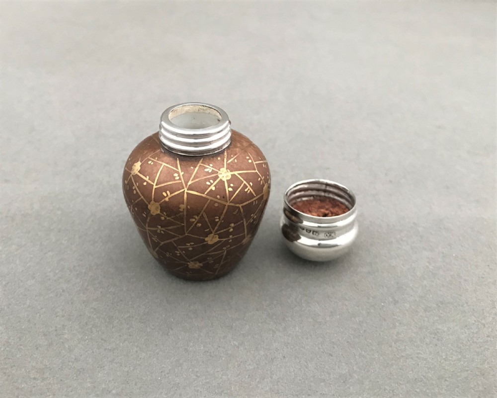 A rare Victorian silver mounted novelty scent bottle View IV