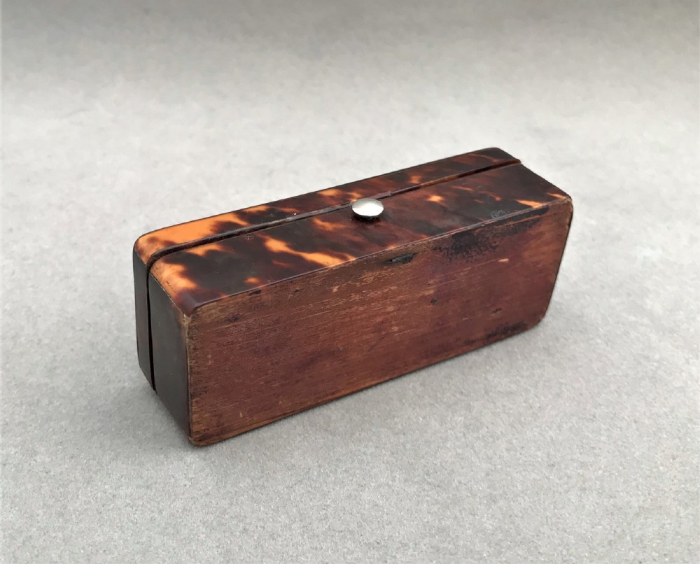 A gorgeous Victorian tortoiseshell & silver pins casket View V