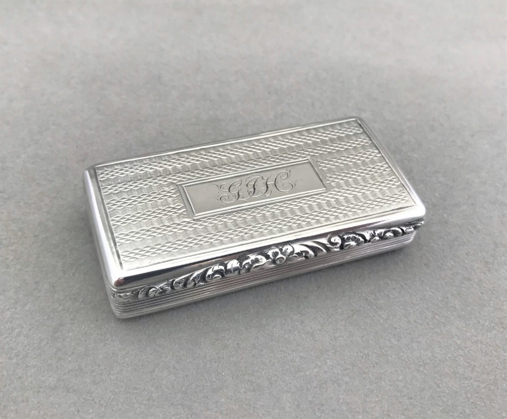 A Superb Georgian Silver Gilt Snuff Box